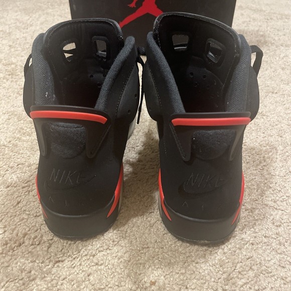 Air Jordan 6 Retro "Black Infrared" (2019) Men's (384664-060) Size 10.5 - Picture 5 of 10